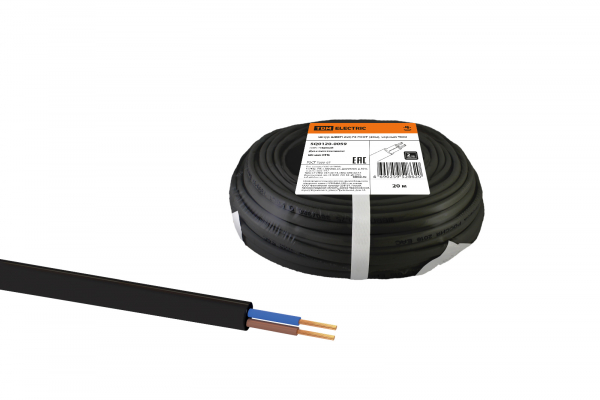 ШВВП 2х0,75 (20м), черный TDM РЭМЗ