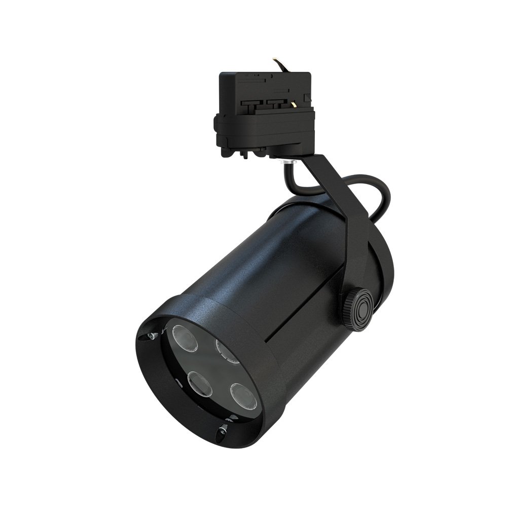 Акцент Трек 4 CRI80 5000К 10х65° RAL9005 Муар