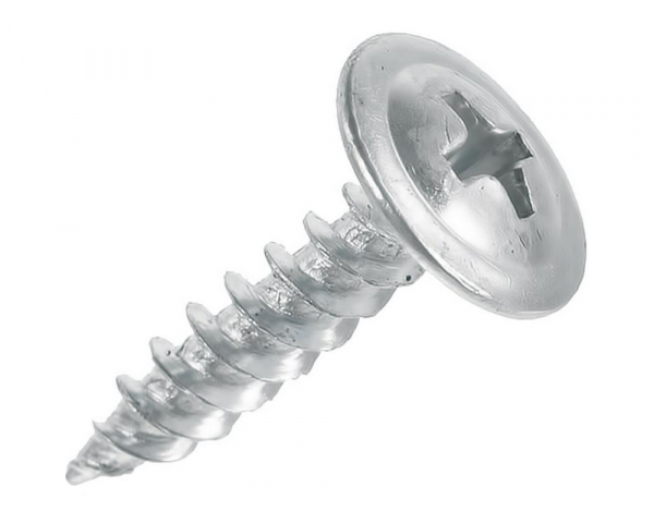 Саморез 4,2х25 с прессшайбой, острый, цинк пр (кратно 500)