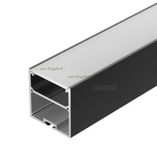 Arlight Профиль с экраном SL-LINE-5050-2500 BLACK+OPAL (ARL, Алюминий)