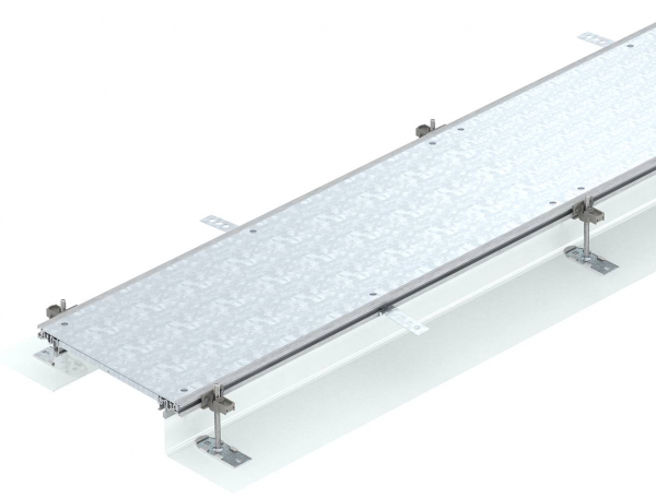 Секция кабельного канала OKA-G глухая 2400x300x140 мм (сталь) /OKA-G30040140/ (кратно 2,4)