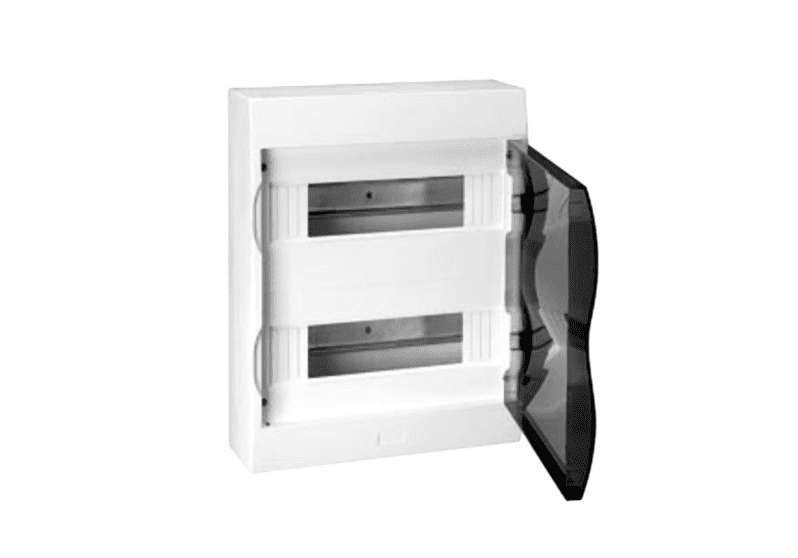 Щит RESI9 MP (MINI PRAGMA) Schneider Electric Plast_ENCL MIP22212S 2ряда/24модулей встраиваемый прозрачная дверь