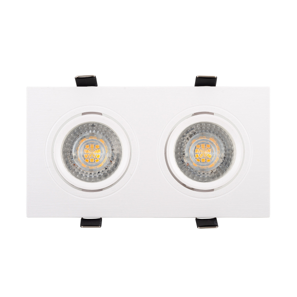Встраиваемый светильник DK3022-WH IP 20, 10 Вт, GU5.3, LED, белый, пластик DK3022-WH