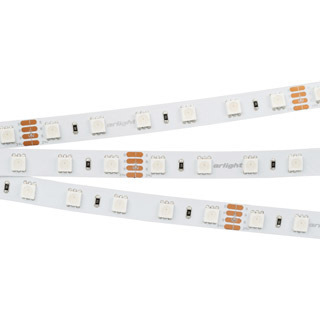 Лента Arlight IP20 24V 14,4Вт/м RT 2-5000 24V RGB 2x (5060, 300 LED, LUX) (кратно 5)