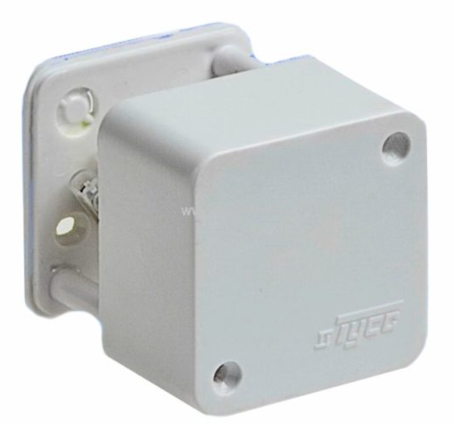 Коробка распаячная для ОП,4 клемника55х55х32мм  белая 65002 ТУСО