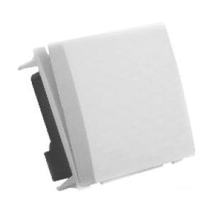 Выключатель  цвет белый 45х45  1-клавишный (2 модуля)  Schneider Electric  Wessen45   VN1U-141-B