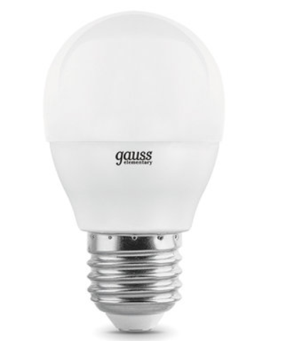 Светодиодная лампа Gauss G45 12Вт 180-240В 4100K E27