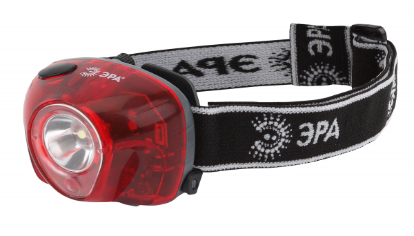 Фонарь GB-502  ЭРА Налобный 3W LED, аварийный сигнал, 3хААА, 4 режима, бл.