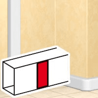 Накладка  цвет белый 65мм на стык крышки  Legrand  DLP  10801