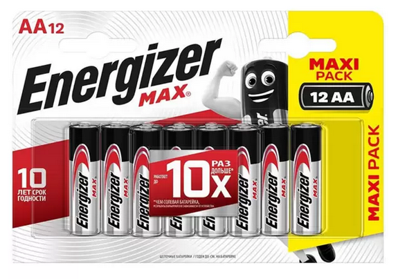 Батарейка Energizer AA Max (12шт.) E301531401 (кратно 12)
