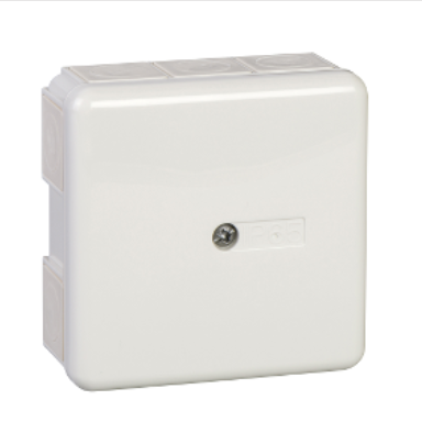 Коробка соединительная IP65 87х87х40+колодка 5*440 белая RAL9003 Schneider Electric IMT34350