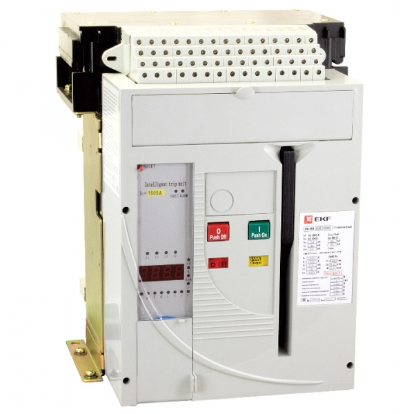 ВА-450 1600/630А 3P 55кА стационарный EKF