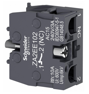 Контактный блок Schneider Electric 1НЗ  ZA2EE102 (кратно 10)