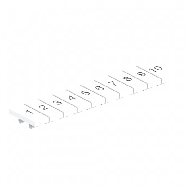 Маркировка для лазерной печати "1-10" OptiClip MC8/H/1-10 (кратно 10)