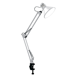 Светильник настольный Gauss модель GTL001 60W 220-240V E27 белый струбцина 1/16