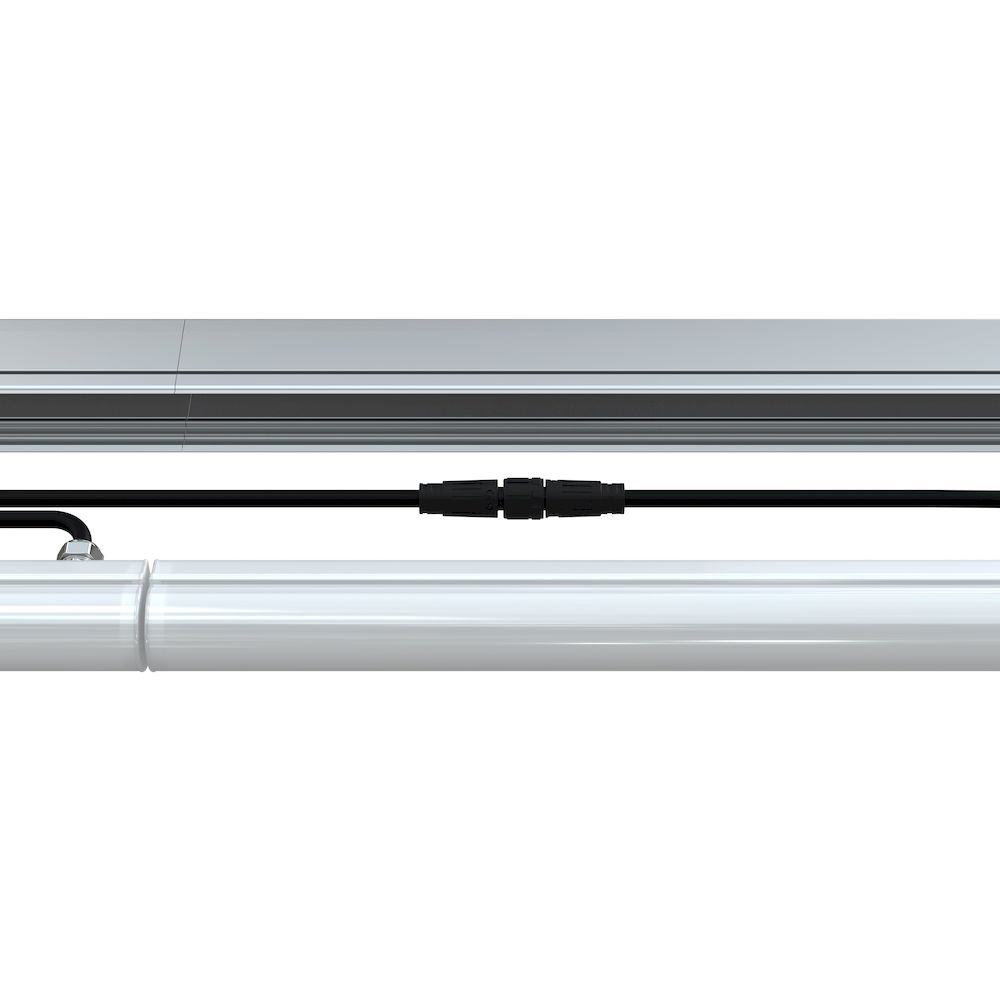 Модерн v2.0 2 345мм (6Вт/м) 24В DC CRI80 4000К Опал (Профиль, транзитное штепсельное соединение)