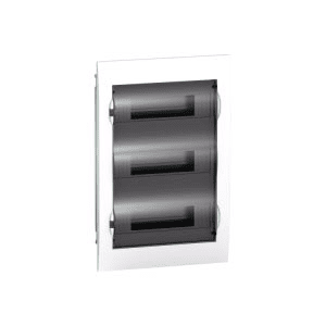 Бокс Easy9 Box ЩРВ-П-36 встраиваемый с прозрачной дверцей 3ряда/36модуля IP40,IK07,63А,2 клеммы EZ9E312S2FRU