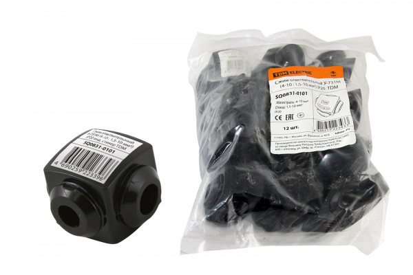 Сжим ответвительный У731М 4-10/1,5-10 мм2 IP20 индивидуальный стикер TDM