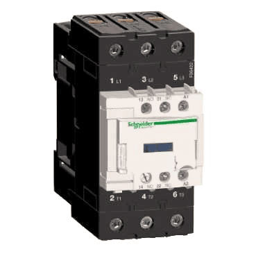 Контактор  Schneider Electric  40А  3П  катушка управления  220В  AC  дополнительный контакт 1НО+1НЗ  TeSys_D