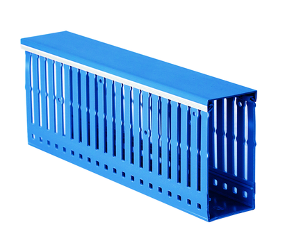 Короб перфорированный, синий RL6 80x80 (кратно 2)