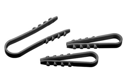 Дюбель-хомут 19-25 круглый черный Navigator 14 210 NCU-19-25-65-50/BL (50 шт/упак)