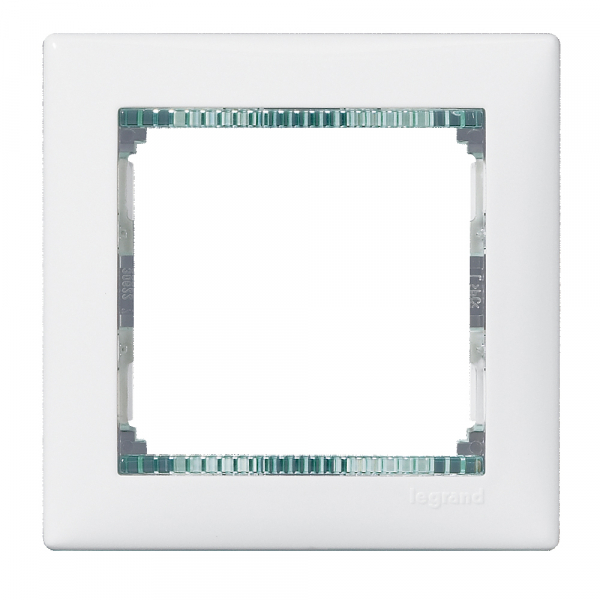 Legrand 774461 Рамка 1п Бел/Крист Valena