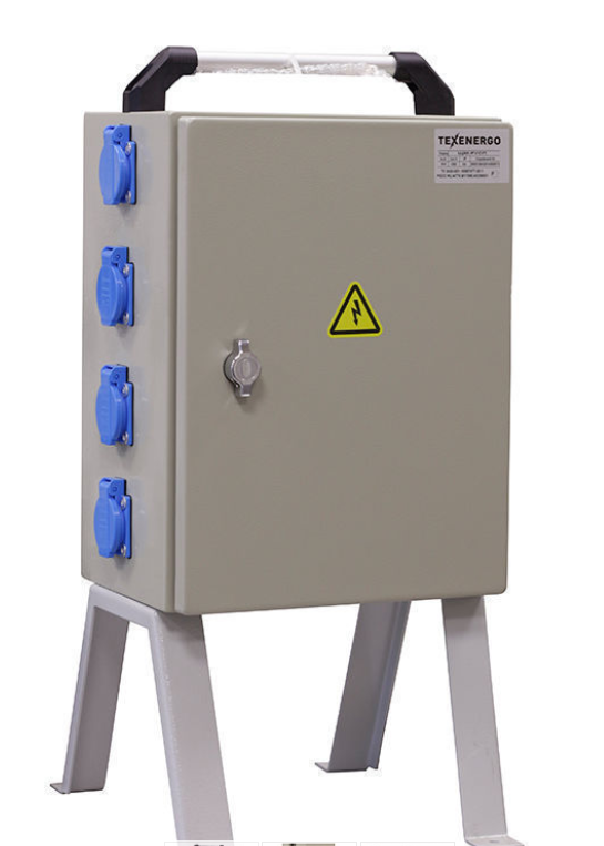 РУСП- 100-6х1П-2х3П-IP54 (ВВ-100А с 1 УЗО, 6 роз. 1Р+N+РЕ 16A, 2 роз. 3Р+N+РЕ 16А) Референс: te00320139
