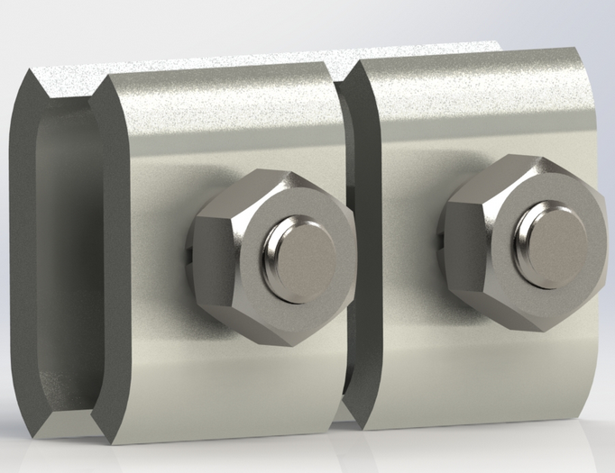 Зажим плашечный заземляющего провода КС-066-12