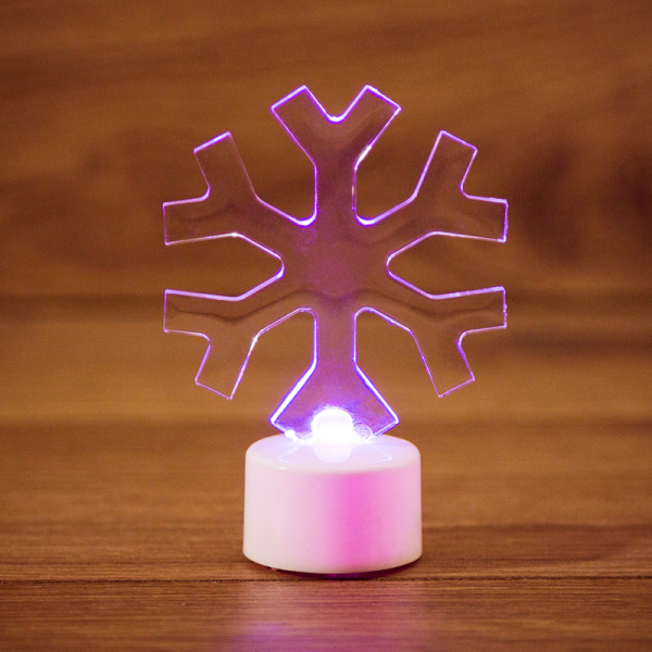 Фигура светодиодная на подставке "Снежинка", RGB NEON-NIGHT 501-055