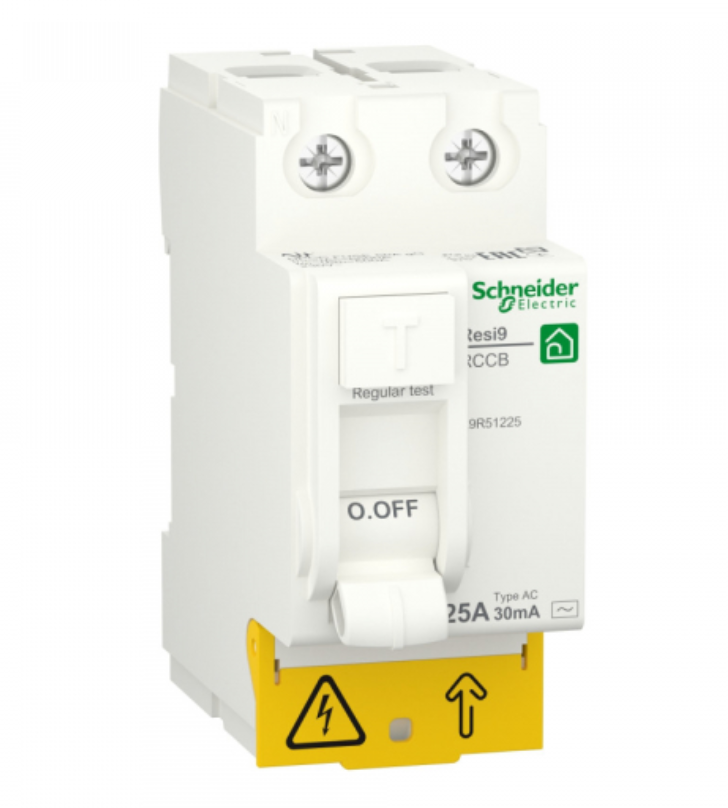Устройство защитного отключения  2П  25А  30мА тип AC Schneider Electric RESI9  R9R51225