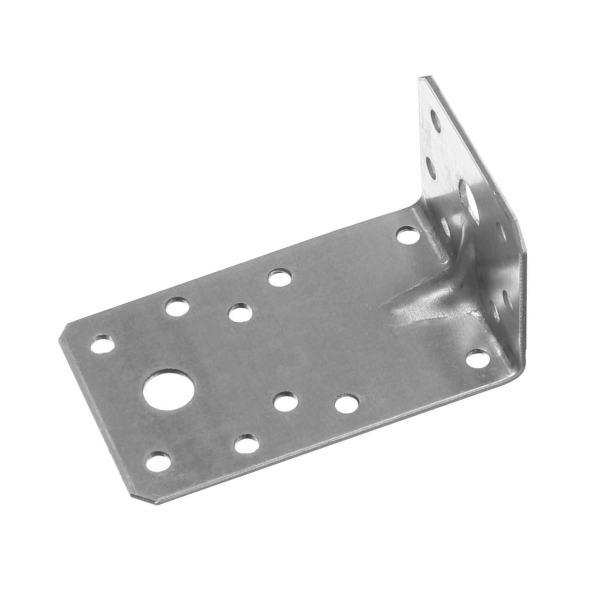 Уголок крепежный усиленный 55х50х90х2 мм, оцинк. - накл. Tech-Krep