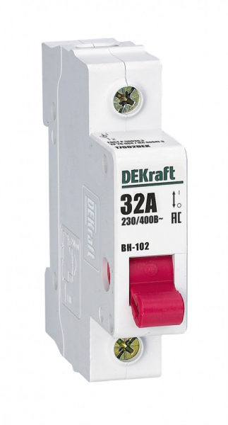 Выключатель Нагрузки  1П  32А  DEKraft  ВН-102
