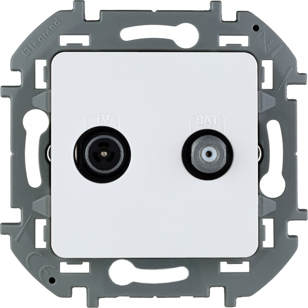 Legrand INSPIRIA Белый Розетка TV/SAT звезда IP20 скрытая установка 673880