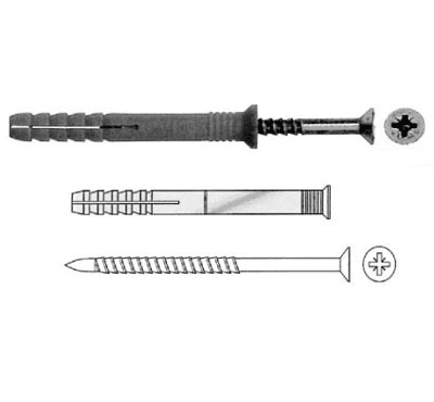 Дюбель-гвоздь потай. D6*80 (уп.100шт.) цена за упаковку