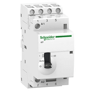 Schneider Electric  Контактор модульный ручного управления iCT25A 3НО 220/240В АС A9C21833 (аналог Multi9 15982)