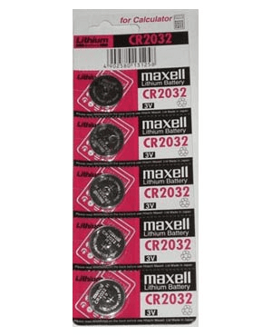 Элемент питания Maxelll CR2032(3V) BL-5 (кратно 5)