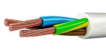 ПВСнг(А)-LS 3х0,75 провод белый БРЭКС (кратно 50)