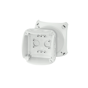 Коробка ответвительная DK 0200 G/GZ для внутренней  установки, IP66, (93х93х62 мм), сер, 7 мемб. вв. с герметичной зонлй 6-15