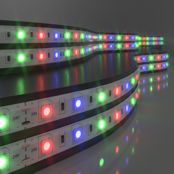 Лента светодиодная Elektrostandard 60Led 14,4W IP65 мульти (5050 24V 60Led 14,4W IP65 RGB)