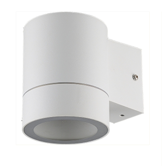 Светильник Ecola GX53 LED 8003A IP65 прозрачный цилиндр металлический 1*GX53 белый матовый 114x140x90 /FW53C1ECH/