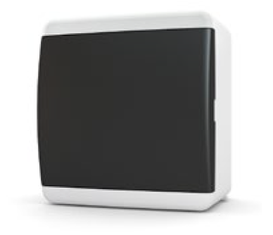 Бокс навесной ЩРН-П  6 IP41 непрозрачная черная дверца UNB 40-06-2 Tekfor