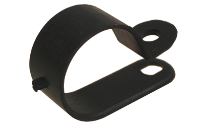 Скоба для кабеля D16, чёрная Р-Д (кратно 500)