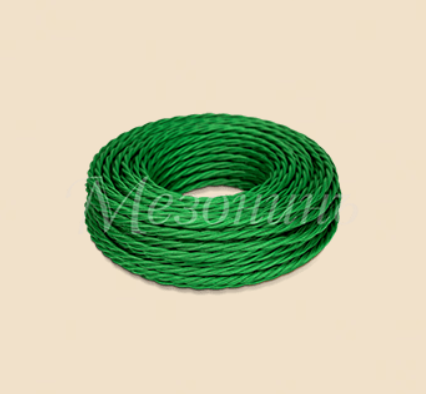 МезонинЪ  Зеленый  Провод витой ПВХ 3х2,5  (бухта 50м) GE70152-10 (кратно 50)