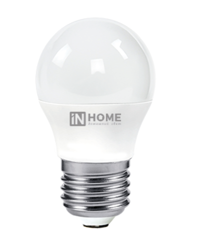 Светодиодная лампа IN HOME P45  6Вт 230В 4000К Е27