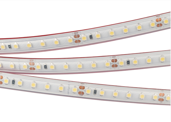 Arlight Лента  IP67 24V 9,6Вт/м 2700К  RTW 2-5000PS-50m 24V Warm2700 2x (3528, 120 LED/m, LUX) (кратно 50)