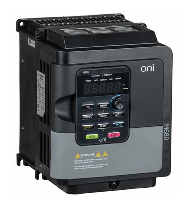 Частотный преобразователь M680 380В, 3Ф 5,5-7,5 kW 12-18А серии ONI
