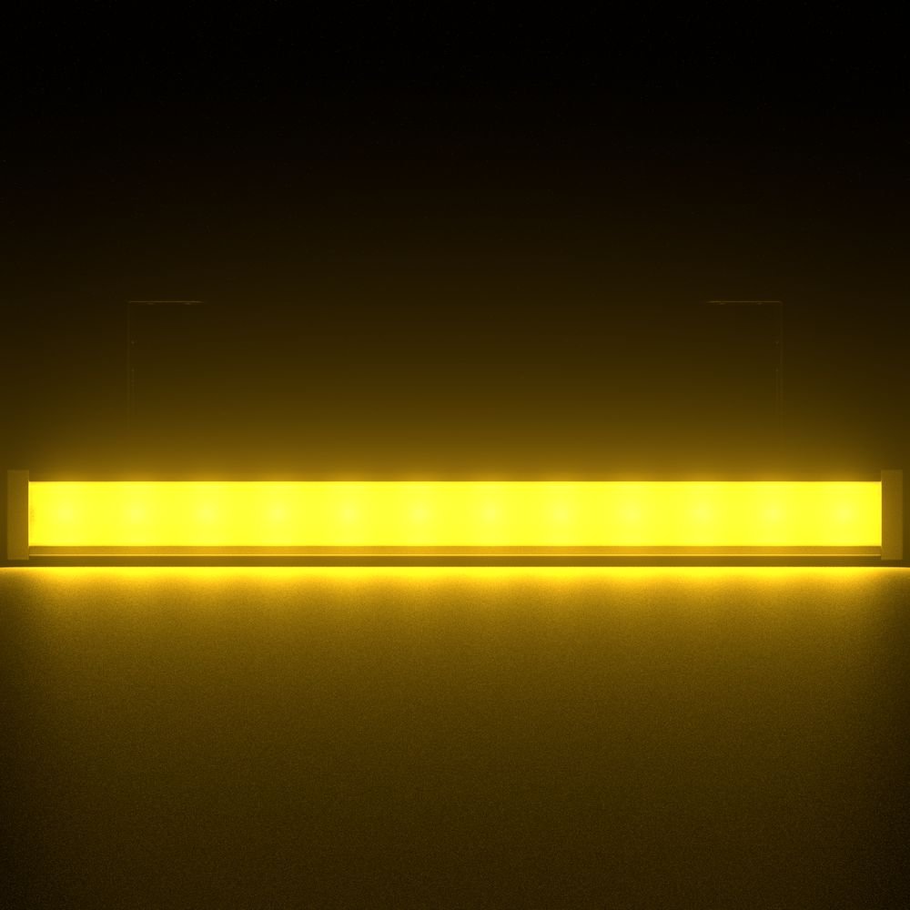 Барокко 12 600мм Янтарный Матовое закаленное стекло