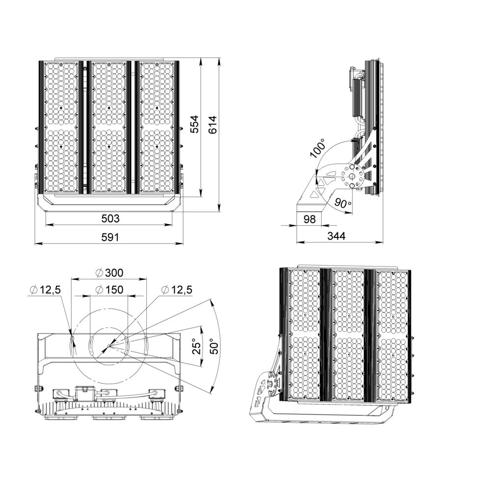 Плазма 1200 L V CRI70 3000К 60° НО