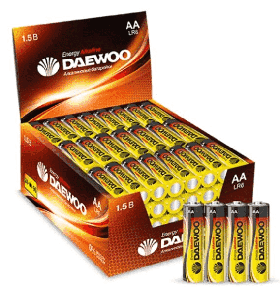 Элемент питания Daewoo LR6 ENERGY PACK-24 (кратно 24)