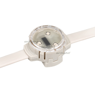 Arlight Модуль управляемый SOLEX-DMX-3535-3-12V RGB 120deg (D30x16mm, 0.75W, IP67) (ARL, -)
